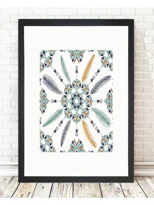 Tablo center Siyah Çerçeveli Tablo - 24x29cm