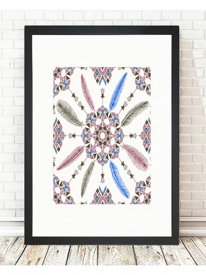 Tablo center Siyah Çerçeveli Tablo - 24x29cm