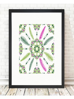 Tablo center Siyah Çerçeveli Tablo - 24x29cm