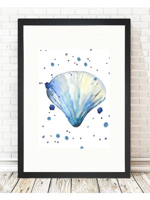 Tablo center Siyah Çerçeveli Tablo - 24x29cm