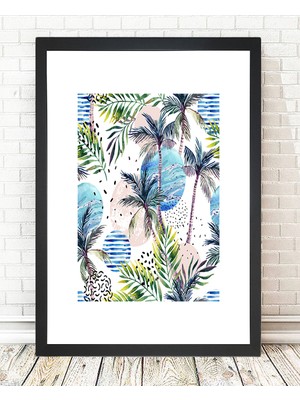 Tablo center Siyah Çerçeveli Tablo - 24x29cm