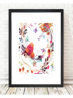 Tablo center Siyah Çerçeveli Tablo - 24x29cm