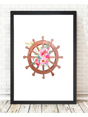 Tablo center Siyah Çerçeveli Tablo - 24x29cm