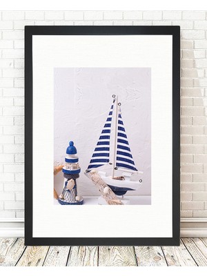 Tablo center Siyah Çerçeveli Tablo - 24x29cm