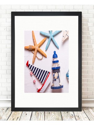 Tablo center Siyah Çerçeveli Tablo - 24x29cm