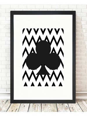 Tablo center Siyah Çerçeveli Tablo - 24x29cm