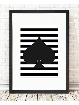 Tablo center Siyah Çerçeveli Tablo - 24x29cm