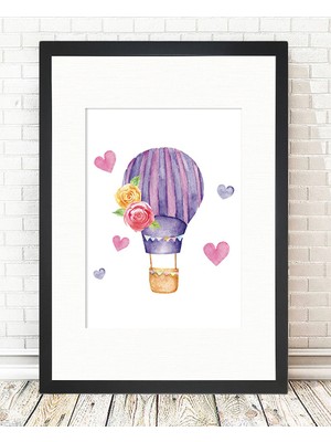 Tablo center Siyah Çerçeveli Tablo - 24x29cm