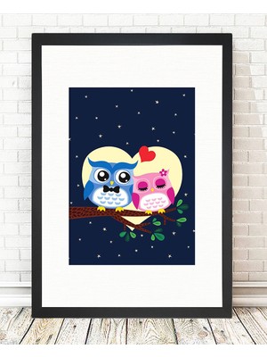 Tablo center Siyah Çerçeveli Tablo - 24x29cm