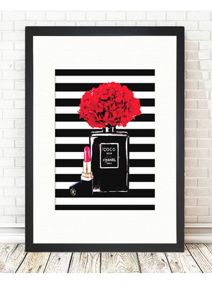 Tablo center Siyah Çerçeveli Tablo - 24x29cm