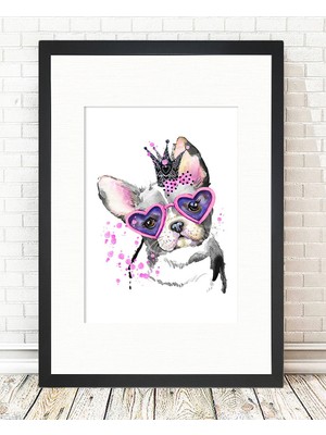 Tablo center Siyah Çerçeveli Tablo - 24x29cm