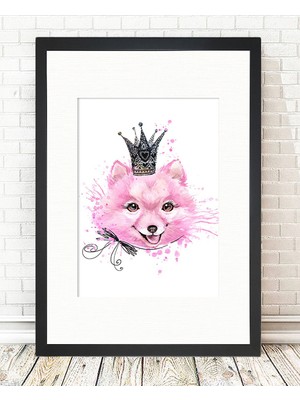 Tablo center Siyah Çerçeveli Tablo - 24x29cm