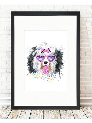 Tablo center Siyah Çerçeveli Tablo - 24x29cm