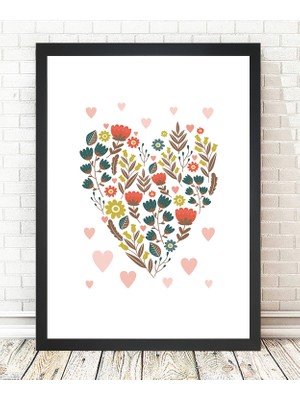 Tablo center Siyah Çerçeveli Tablo - 24x29cm