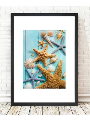 Tablo center Siyah Çerçeveli Tablo - 24x29cm