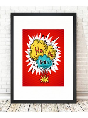 Tablo center Siyah Çerçeveli Tablo - 24x29cm