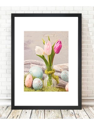 Tablo center Siyah Çerçeveli Tablo - 24x29cm