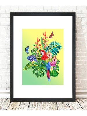 Tablo center Siyah Çerçeveli Tablo - 24x29cm