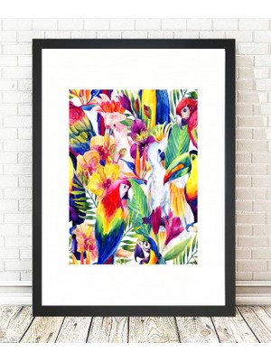 Tablo center Siyah Çerçeveli Tablo - 24x29cm