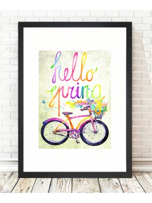 Tablo center Siyah Çerçeveli Tablo - 24x29cm