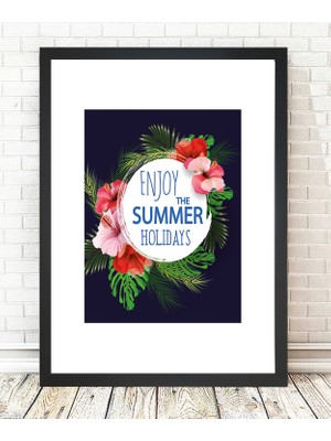 Tablo center Siyah Çerçeveli Tablo - 24x29cm