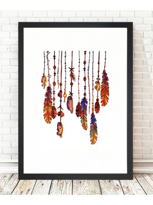 Tablo center Siyah Çerçeveli Tablo - 24x29cm