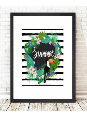 Tablo center Siyah Çerçeveli Tablo - 24x29cm