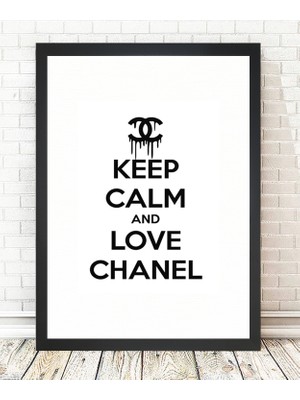 Tablo center Siyah Çerçeveli Tablo - 24x29cm