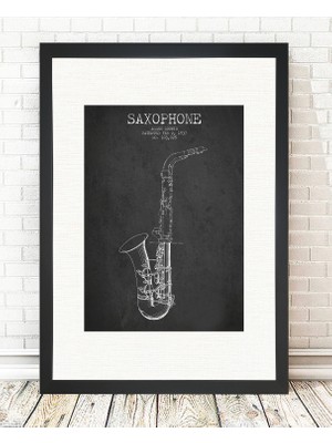 Tablo center Siyah Çerçeveli Tablo - 24x29cm