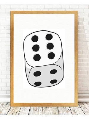 Tablo center Altın Varak Çerçeveli Tablo - 24x29cm