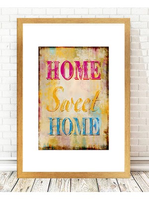 Tablo center Altın Varak Çerçeveli Tablo - 24x29cm