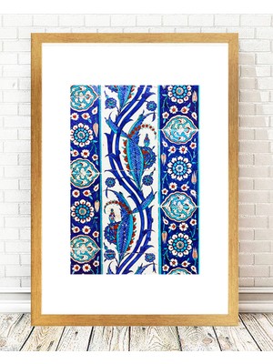 Tablo center Altın Varak Çerçeveli Tablo - 24x29cm