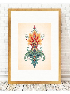 Tablo center Altın Varak Çerçeveli Tablo - 24x29cm