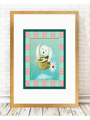 Tablo center Altın Varak Çerçeveli Tablo - 24x29cm