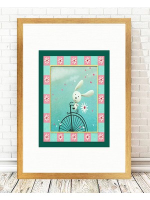 Tablo center Altın Varak Çerçeveli Tablo - 24x29cm