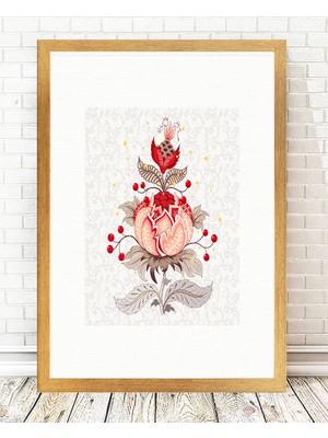 Tablo center Altın Varak Çerçeveli Tablo - 24x29cm