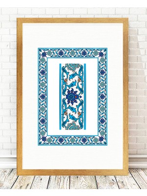 Tablo center Altın Varak Çerçeveli Tablo - 24x29cm