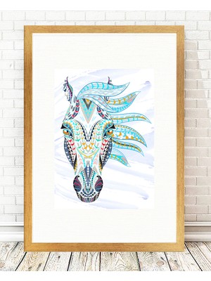 Tablo center Altın Varak Çerçeveli Tablo - 24x29cm