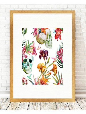 Tablo center Altın Varak Çerçeveli Tablo - 24x29cm