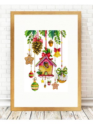 Tablo center Altın Varak Çerçeveli Tablo - 24x29cm