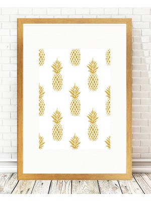 Tablo center Altın Varak Çerçeveli Tablo - 24x29cm