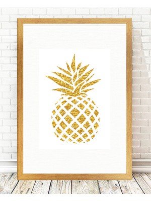 Tablo center Altın Varak Çerçeveli Tablo - 24x29cm