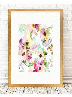 Tablo center Altın Varak Çerçeveli Tablo - 24x29cm