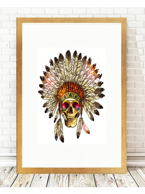 Tablo center Altın Varak Çerçeveli Tablo - 24x29cm