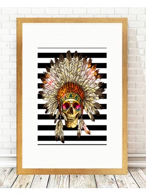 Tablo center Altın Varak Çerçeveli Tablo - 24x29cm