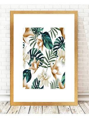 Tablo center Altın Varak Çerçeveli Tablo - 24x29cm