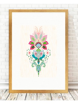 Tablo center Altın Varak Çerçeveli Tablo - 24x29cm