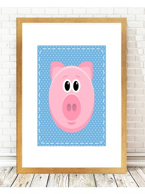 Tablo center Altın Varak Çerçeveli Tablo - 24x29cm