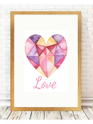 Tablo center Altın Varak Çerçeveli Tablo - 24x29cm