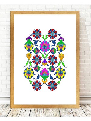 Tablo center Altın Varak Çerçeveli Tablo - 24x29cm